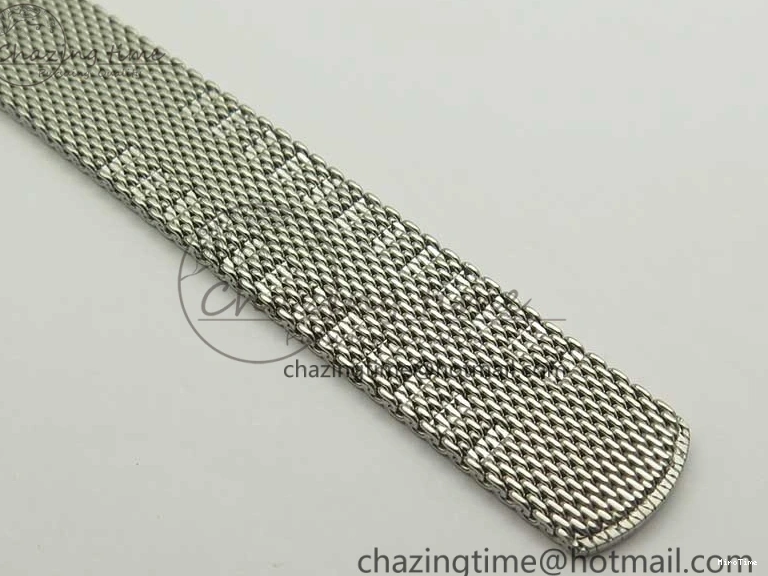 MIROTIME 1218 Portofino IW356501 SS V3 MK 1:1 Best Edition Blue Dial On SS Mesh Bracelet MIYOTA Timeless 7194